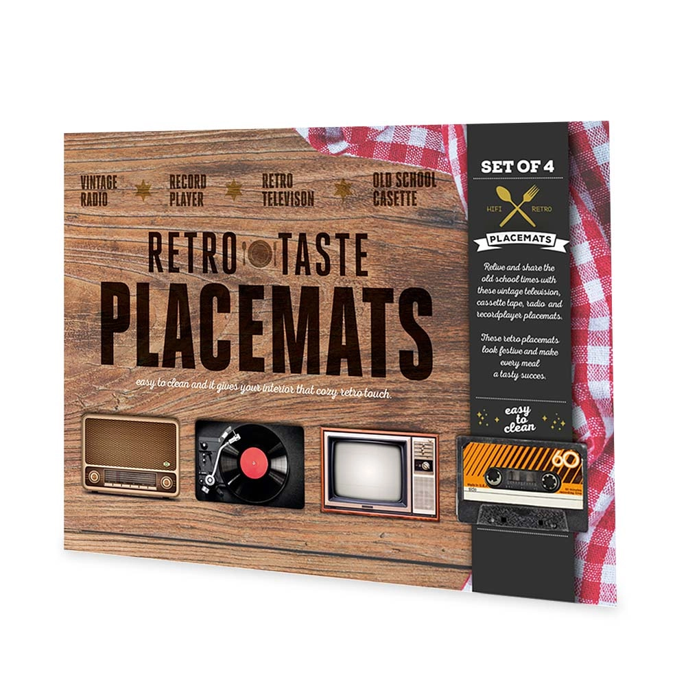 Mikamax - Retro Placemats - Set
