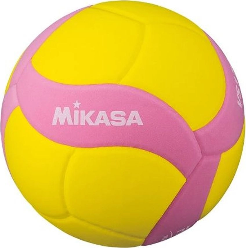 Piłka siatkowa Mikasa żółto-różowa VS170W 5
