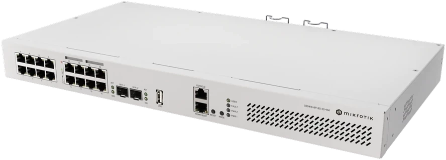 MikroTik Cloud Router Switch 418-8P-8G-2S+RM with