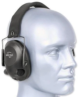 Mil-Tec Mil-Tec Plus austiņas — EED aktīvās austiņas — melnas — 16