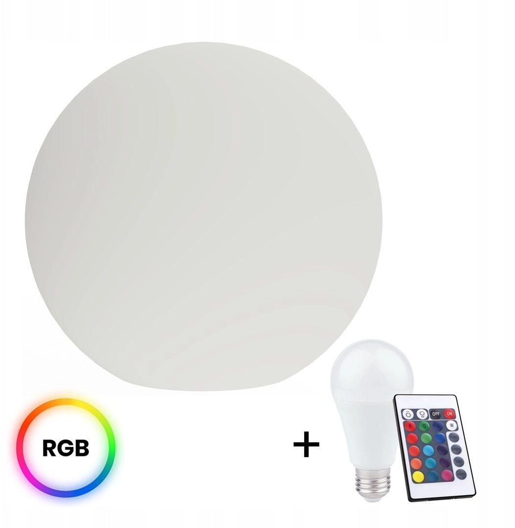 OUTDOOR LIGHT 10W E27 IP44 D40+RGB