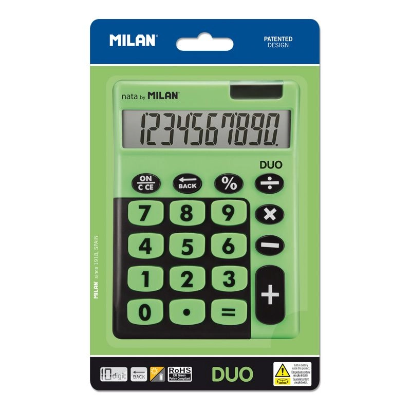 Milan 150610TDGRBL calculator Desktop Basic Green
