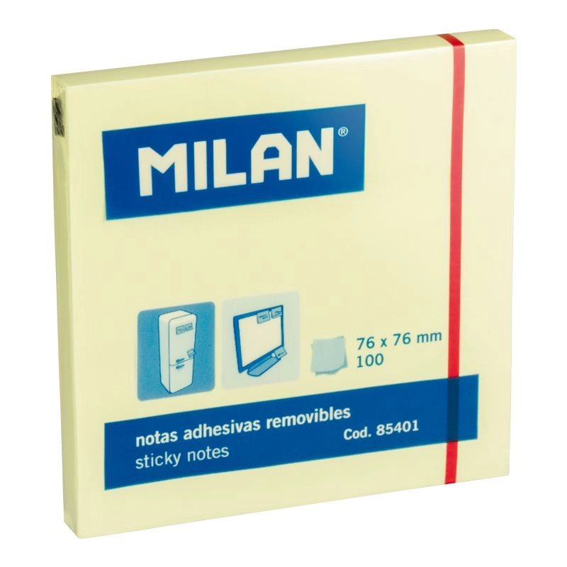 Milan 85401 note paper Rectangle Yellow
