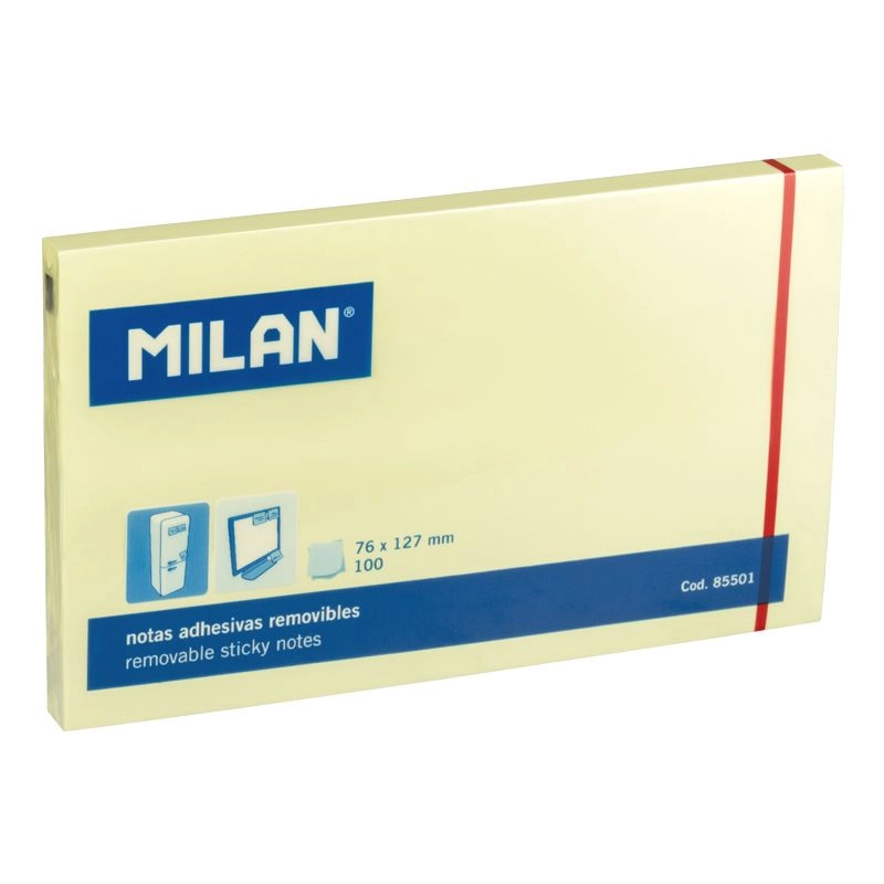 Milan 85501 note paper Rectangle Yellow
