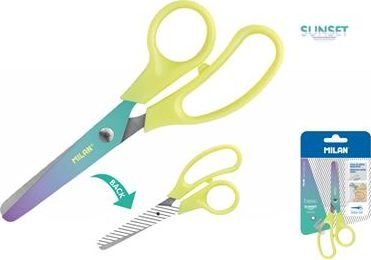 Sunset scissors yellow blister 10444Y MILAN