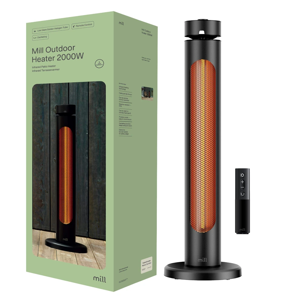 Mill CBOC20FLOOR Oscilliating Infrared Outdoor Heater