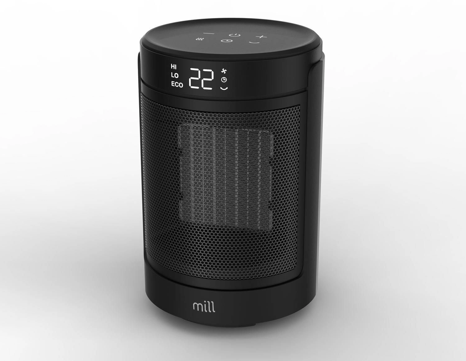 Mill FH1500BLACK Ceramic fan heater 1500