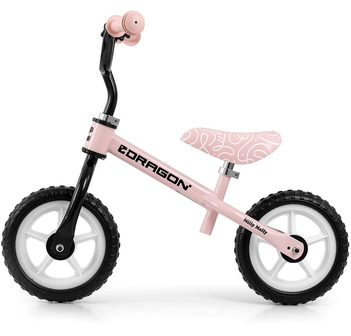 Milly Mally Balance Bike Dragon Pink