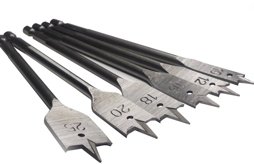 FLAT WOOD DRILL SET TIN 6PCS