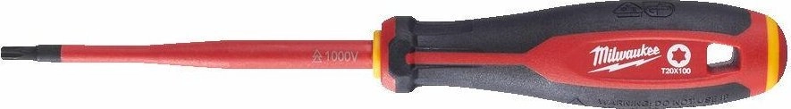 Milwaukee MILWAUKEE VDE TORX SCREWDRIVER T20x100mm