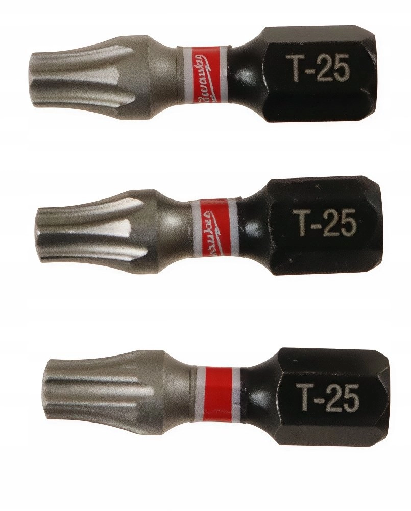 MILWAUKEE KOŃCÓWKA T25 x 25mm/ 3szt
