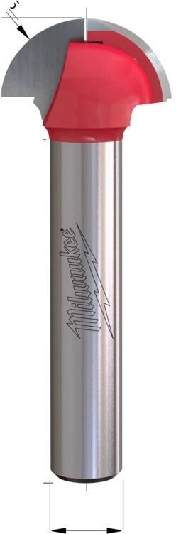 MILWAUKEE ROUNDING CUTTER S8 19/50.8mm
