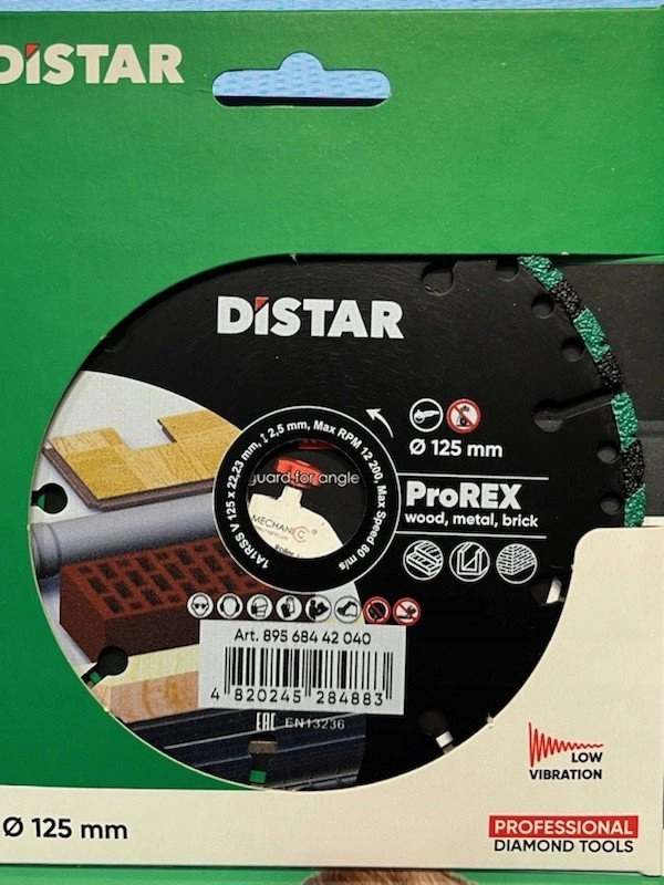 DISTAR PRO REX DIAMOND BLADE 125