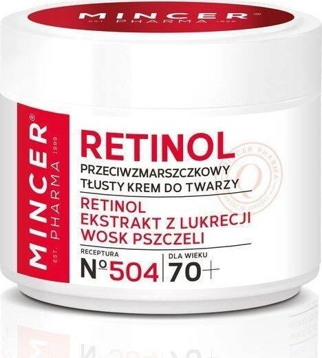 MINCER RETINOL 504 Face cream 70+