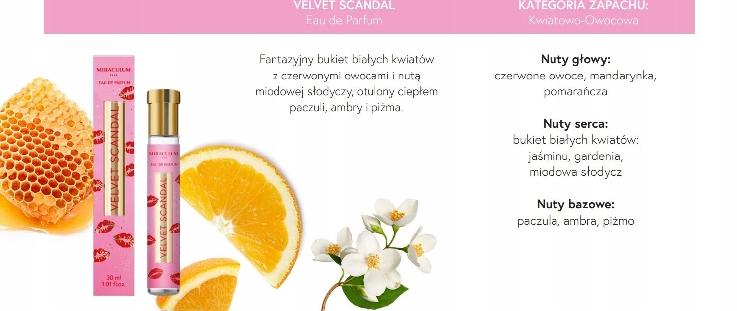 MIRACULUM Woda perfumowana Velvet Scandal 30