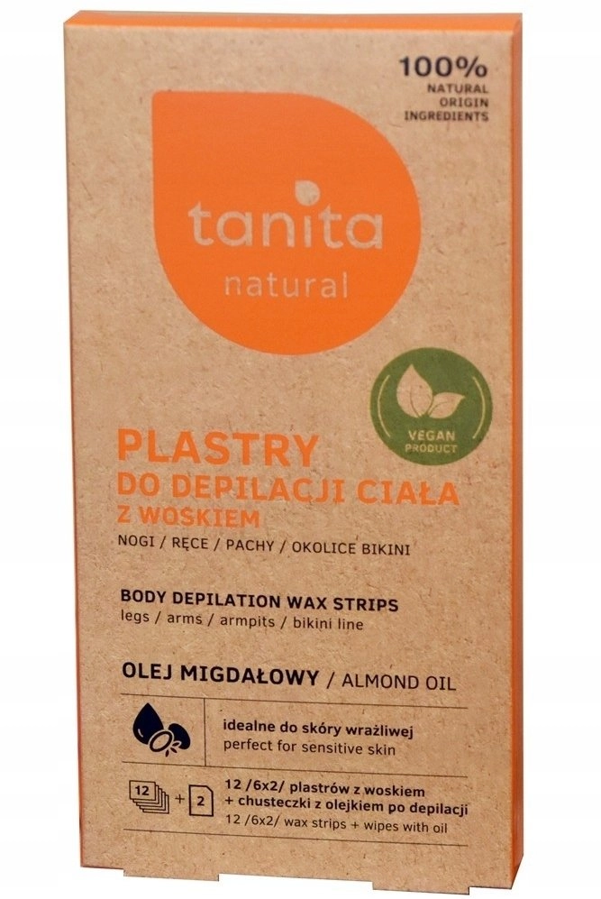 TANITA VEGAN Plastry d/depil.ciała z