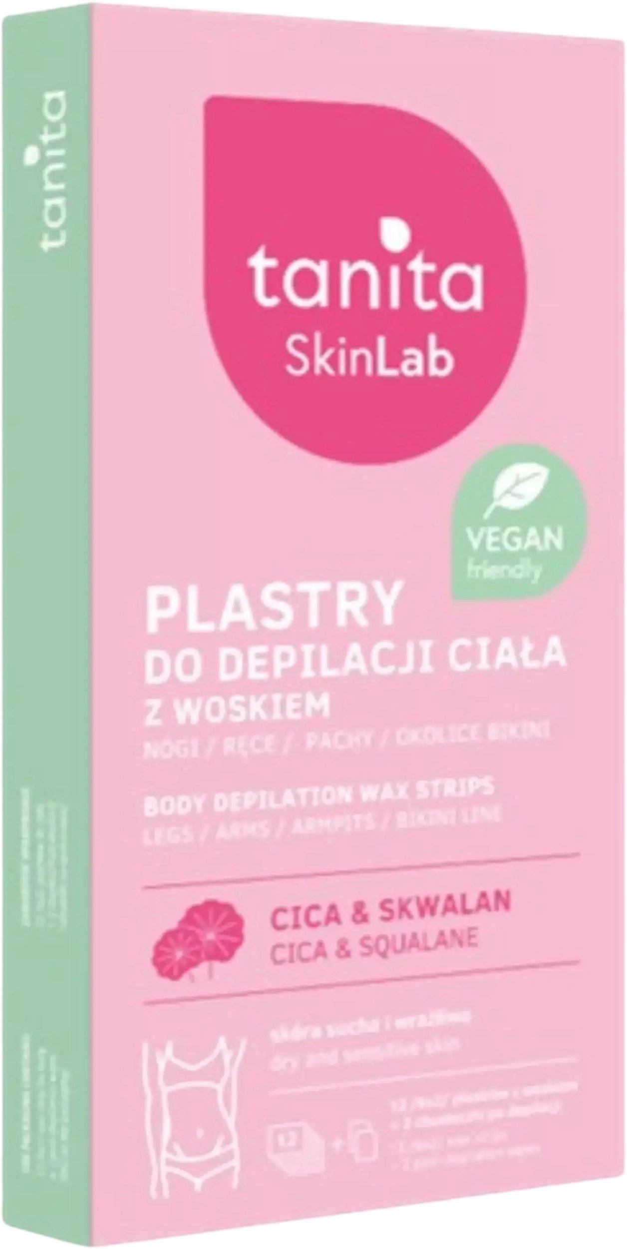 TANITA SkinLab Cica+Squalene body depilation patches