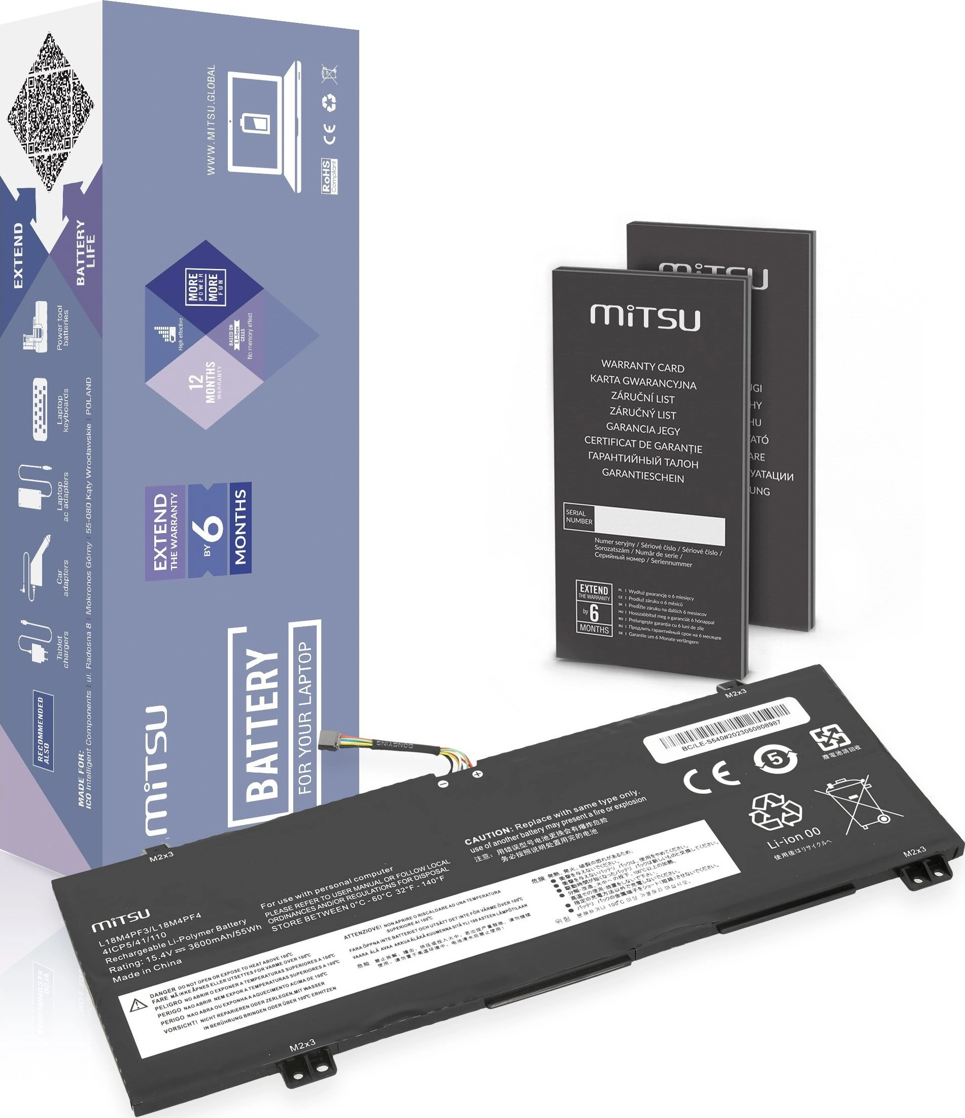 MITSU LENOVO IDEAPAD S540 3600mAh 55Wh
