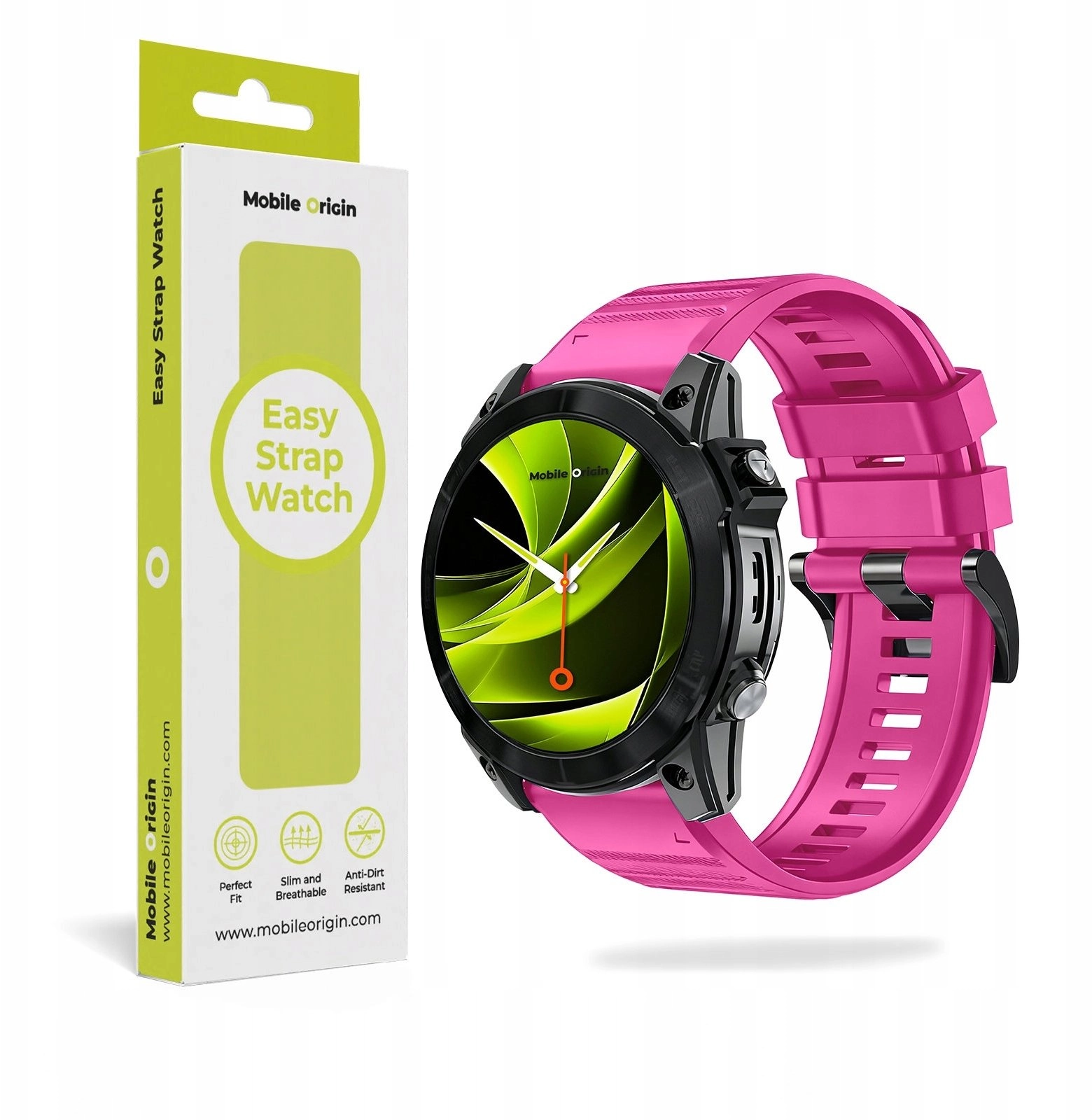 Mobile Origin Easy Strap Silicone Watch