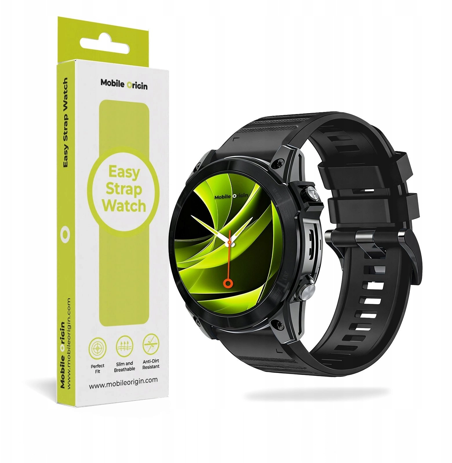 Mobile Origin Easy Strap Silicone Watch