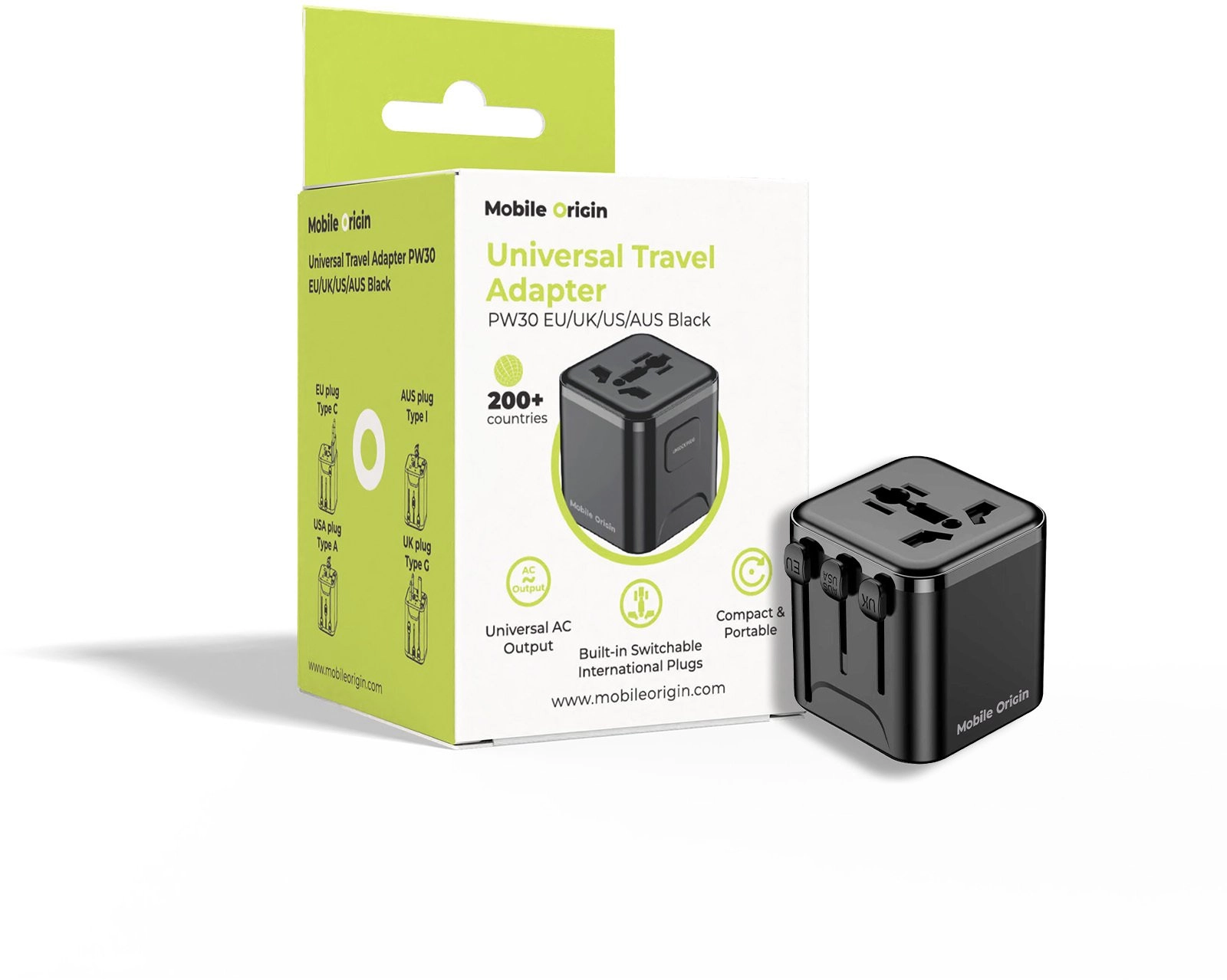 Mobile Origin Universal Travel Adapter PW30