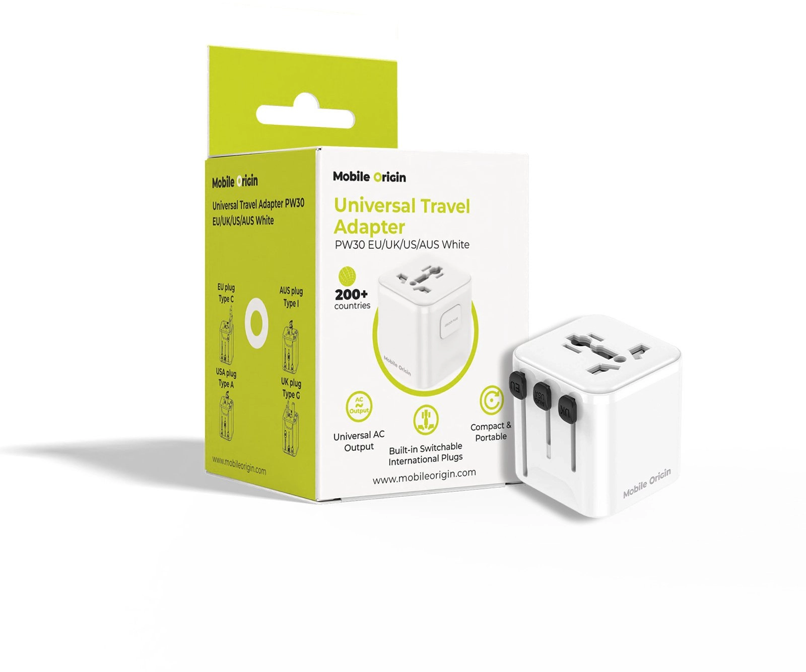 Mobile Origin Universal Travel Adapter PW30