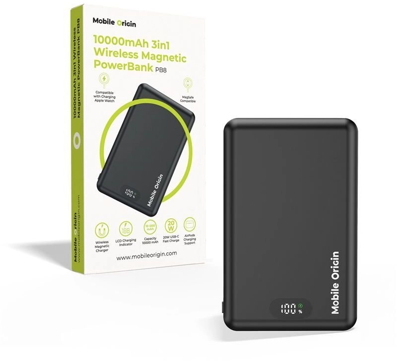 Mobile Origin PowerBank 10000mAh 3in1 Wireless