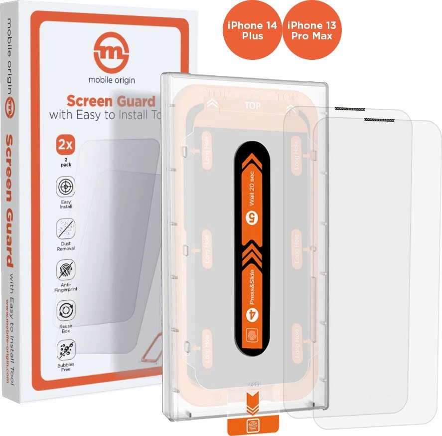 Mobile Origin Protective glass with iPhone