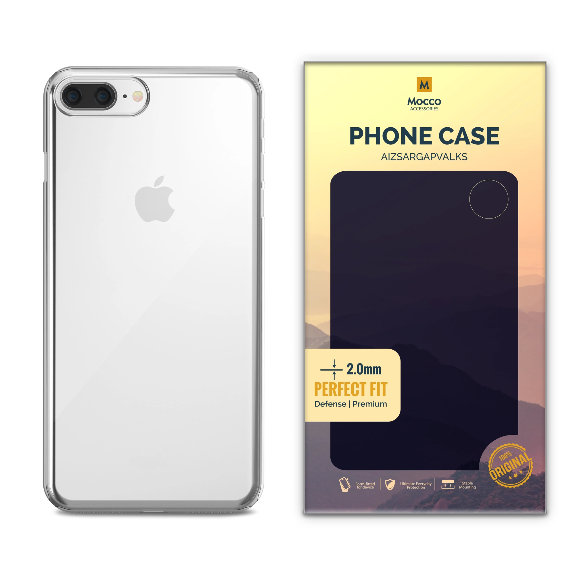 Mocco Original Clear Case 2mm Silicone