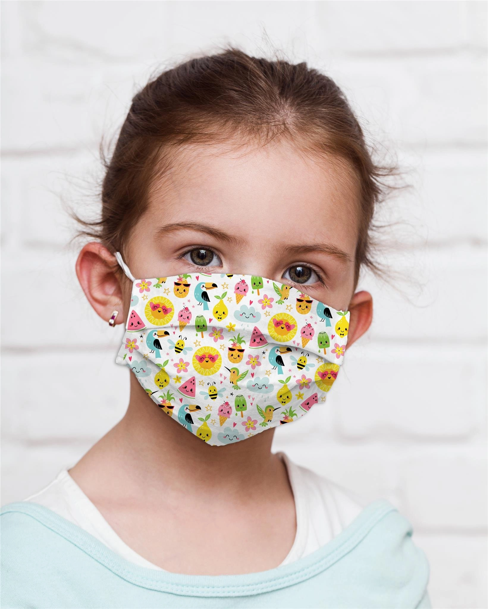 Mocco Pineapple Child Cotton Face Mask