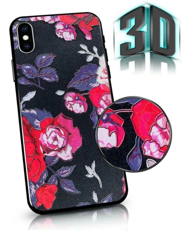 Mocco Flowers Back Case 3D for