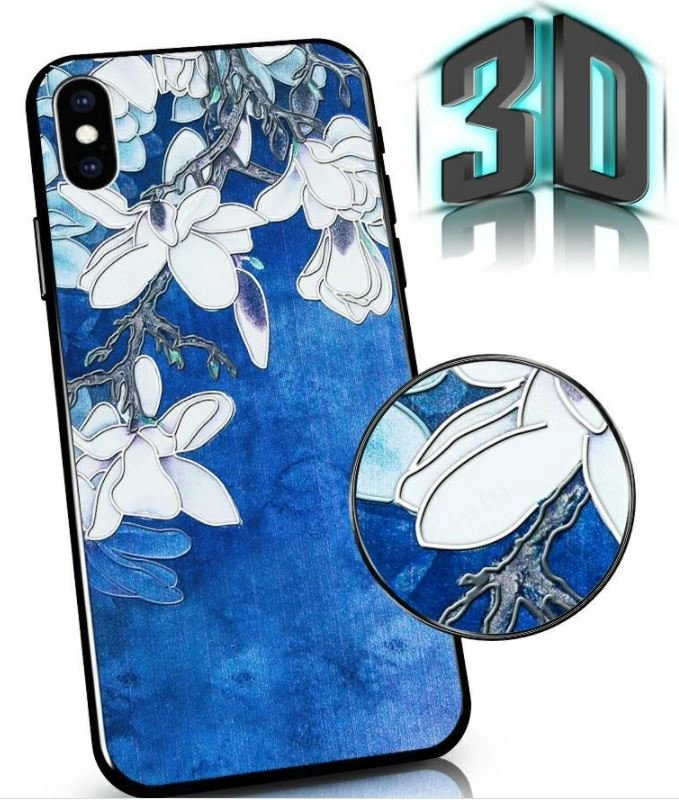 Mocco Flowers Back Case 3D for
