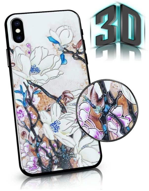 Mocco Flowers Back Case 3D for