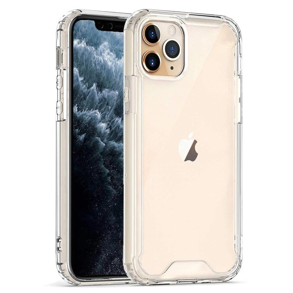 Mocco Acrylic Back Case Silicone Case