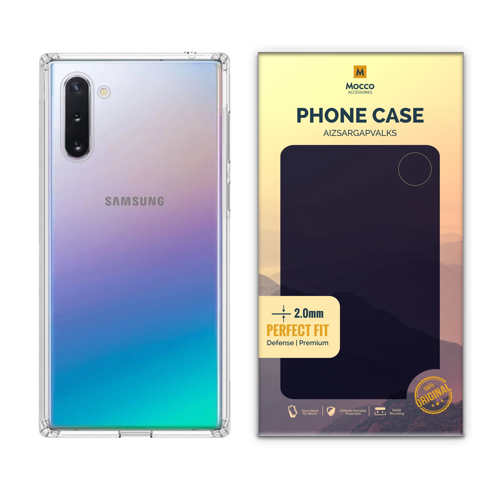 Mocco Original Clear Case 2mm Silicone