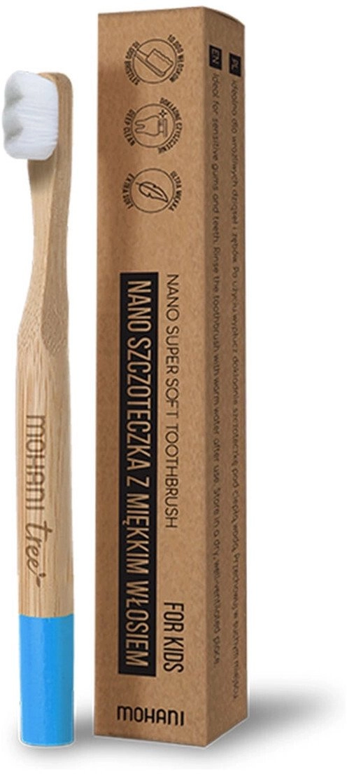 MOHANI_Nano bamboo toothbrush for children Blue