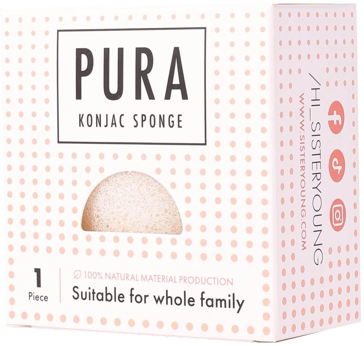 Pura Konjac Sponge Sister Young -
