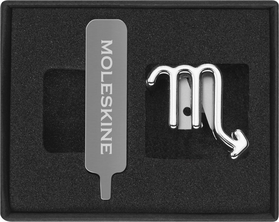 Moleskine Przypinka MOLESKINE skorpion srebrna MS-855302