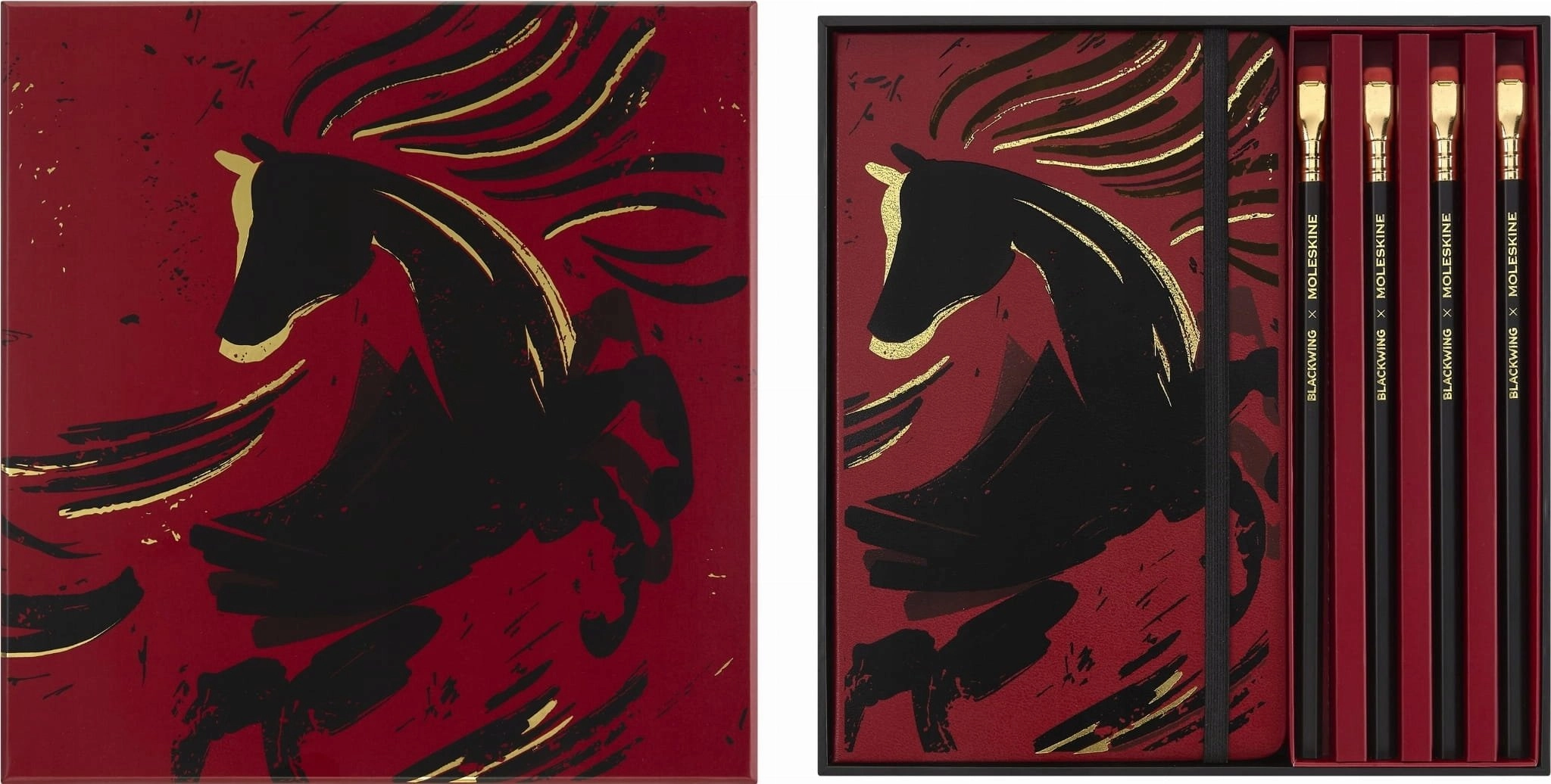 Moleskine Zestaw MOLESKINE 2026 Horse: notes