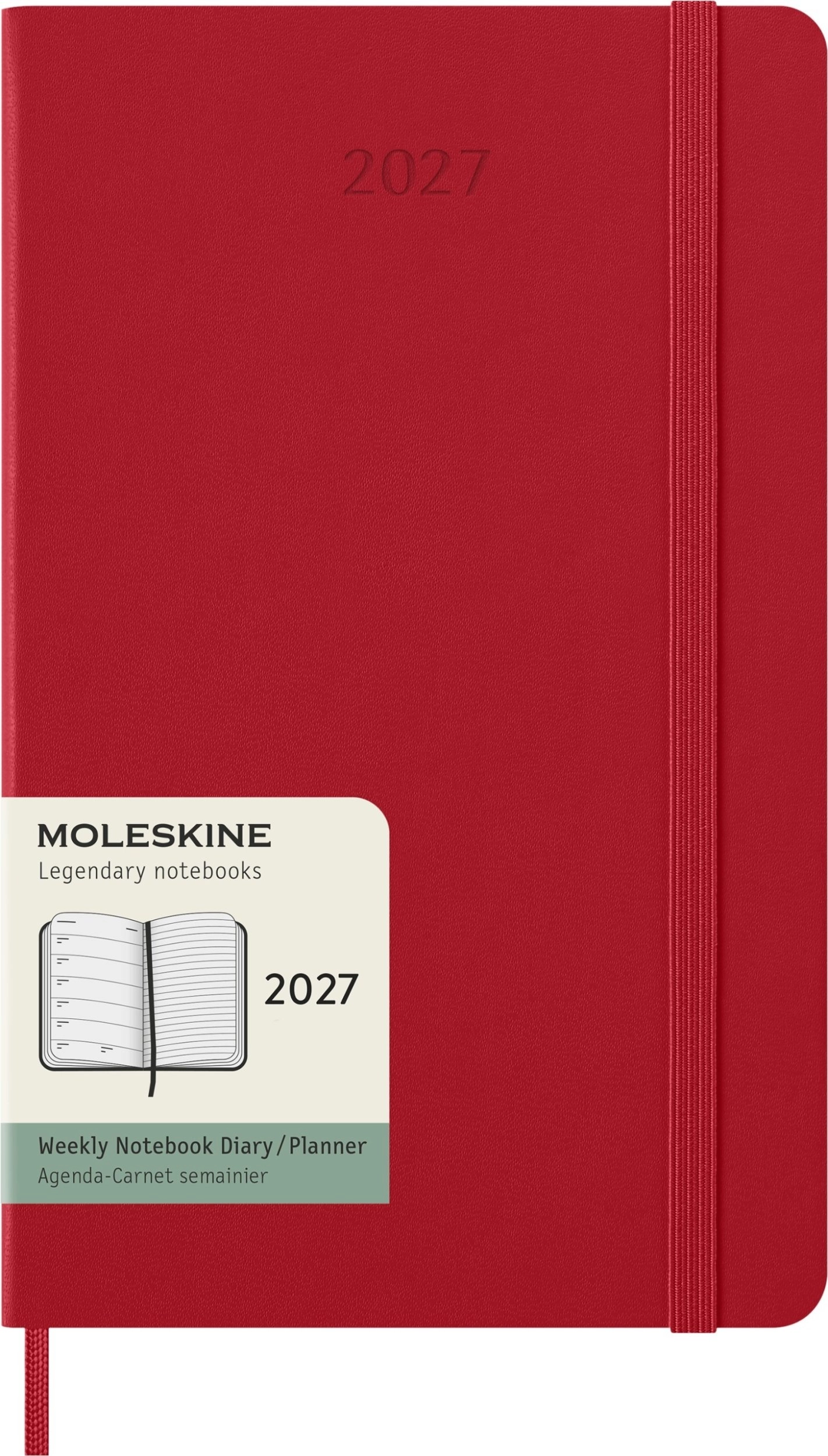 Moleskine Kalendarz tygodniowy MOLESKINE 2027  12M
