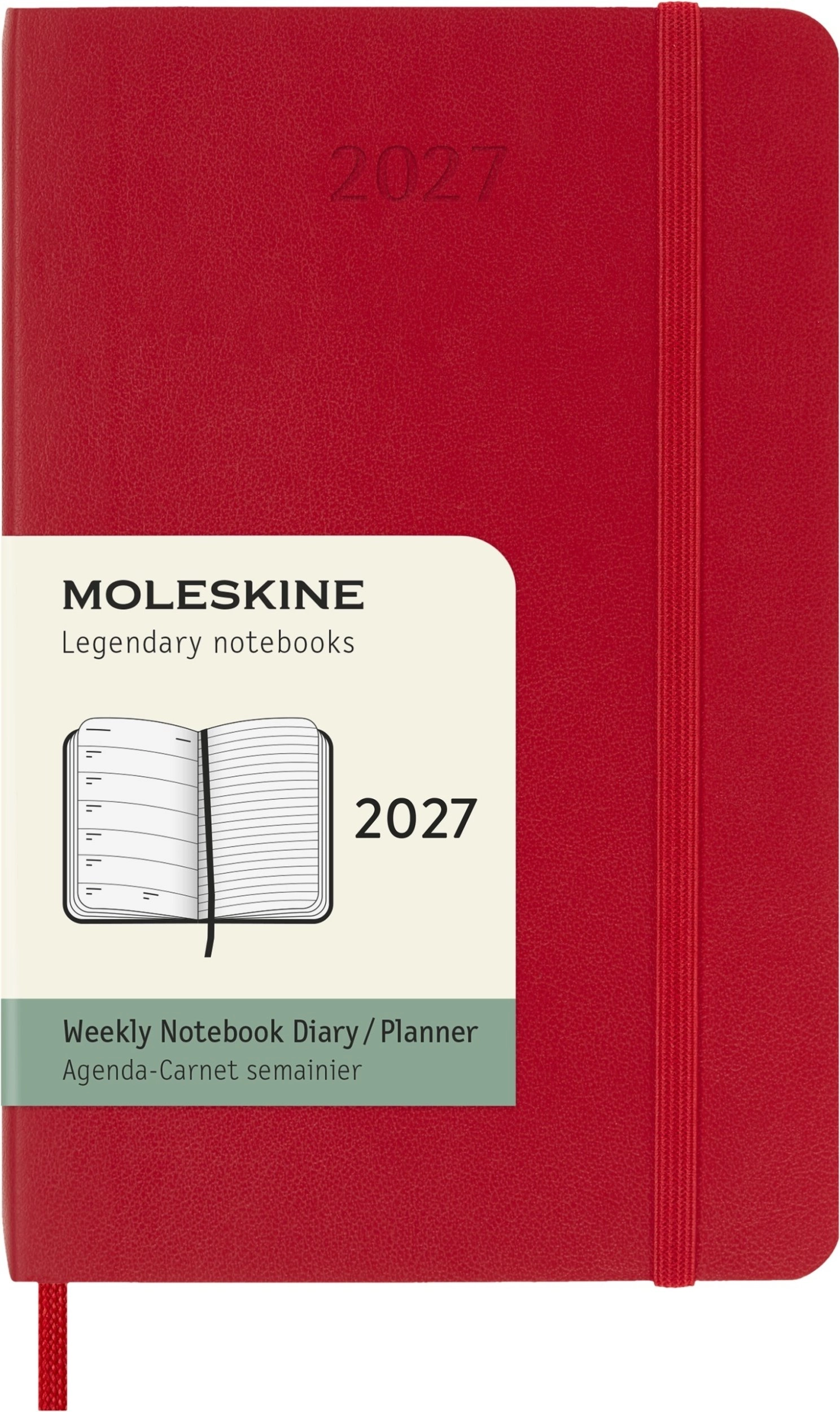 Moleskine Kalendarz tygodniowy MOLESKINE 2027  12M