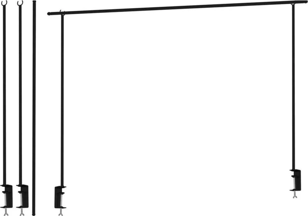 Mondex Black metal table lighting frame
