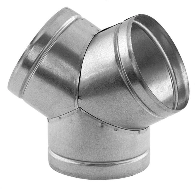 DUCT TEE (Y)YS/120 D125 FOR HOT