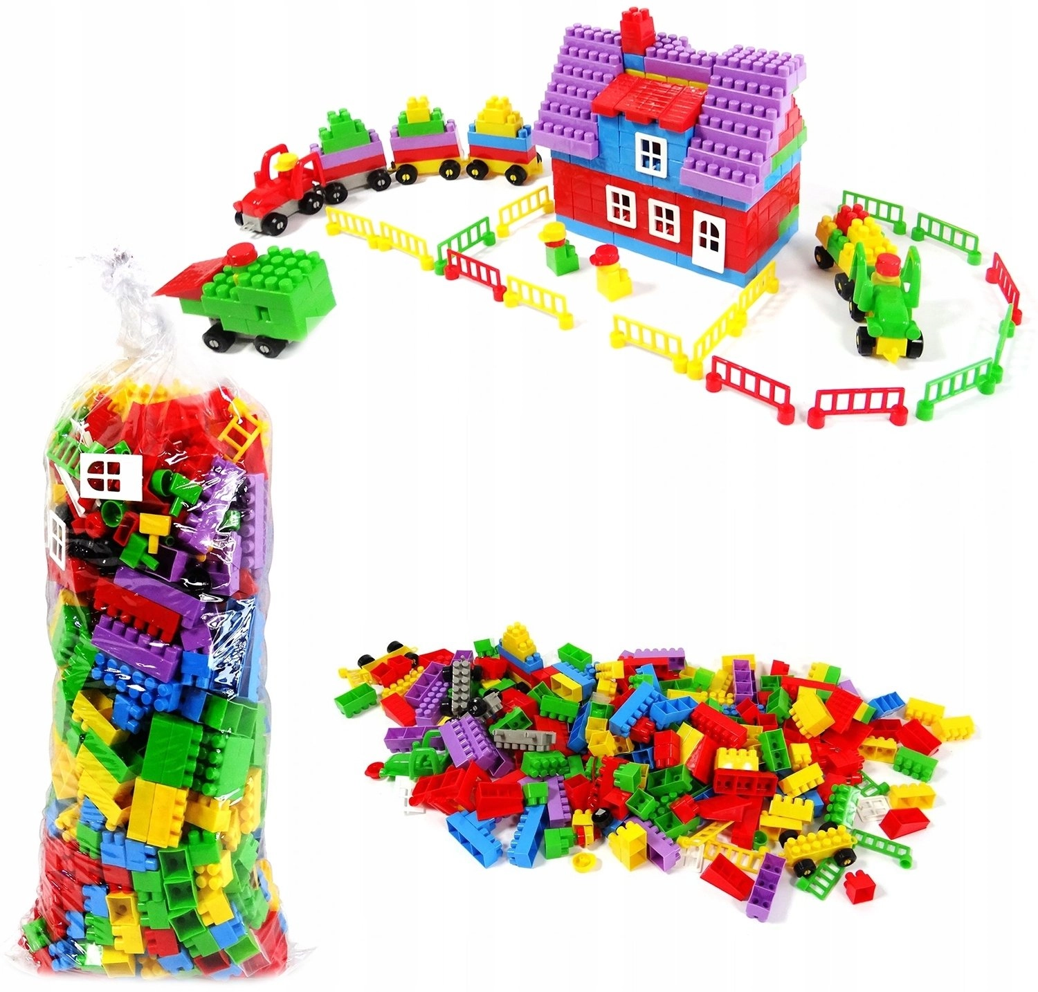 Monroe BOBO PLASTIC BLOCKS 100 ELEMENTS