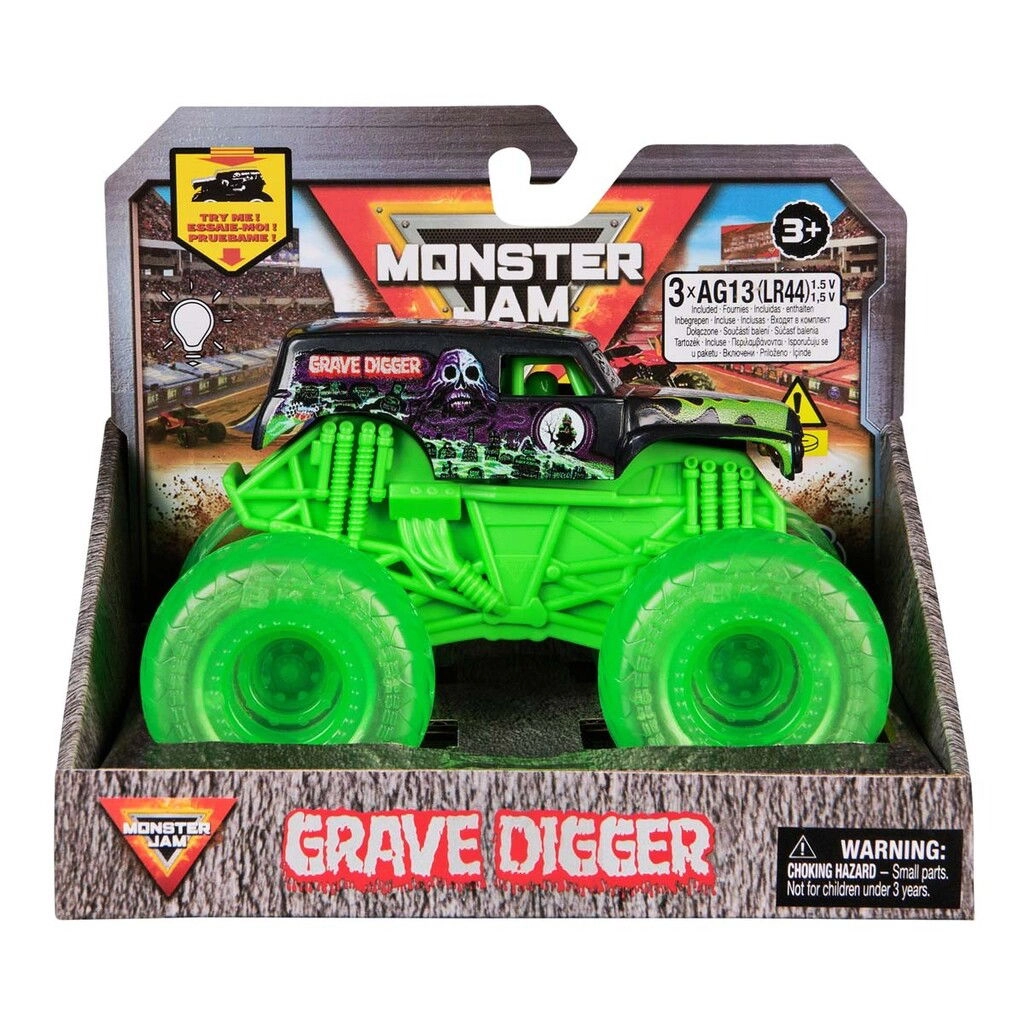 Monster Jam 1:43 Light Up Wheels