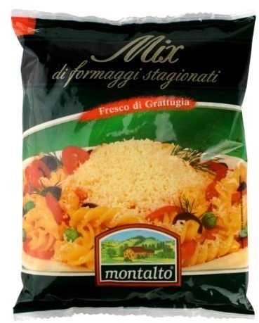 Kietasis sūris MONTALTO  tarkuotas  SGN  500g