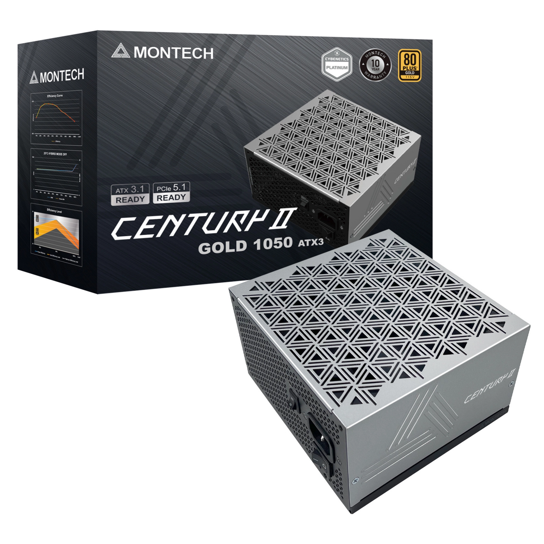 Century II 1050W Silver
