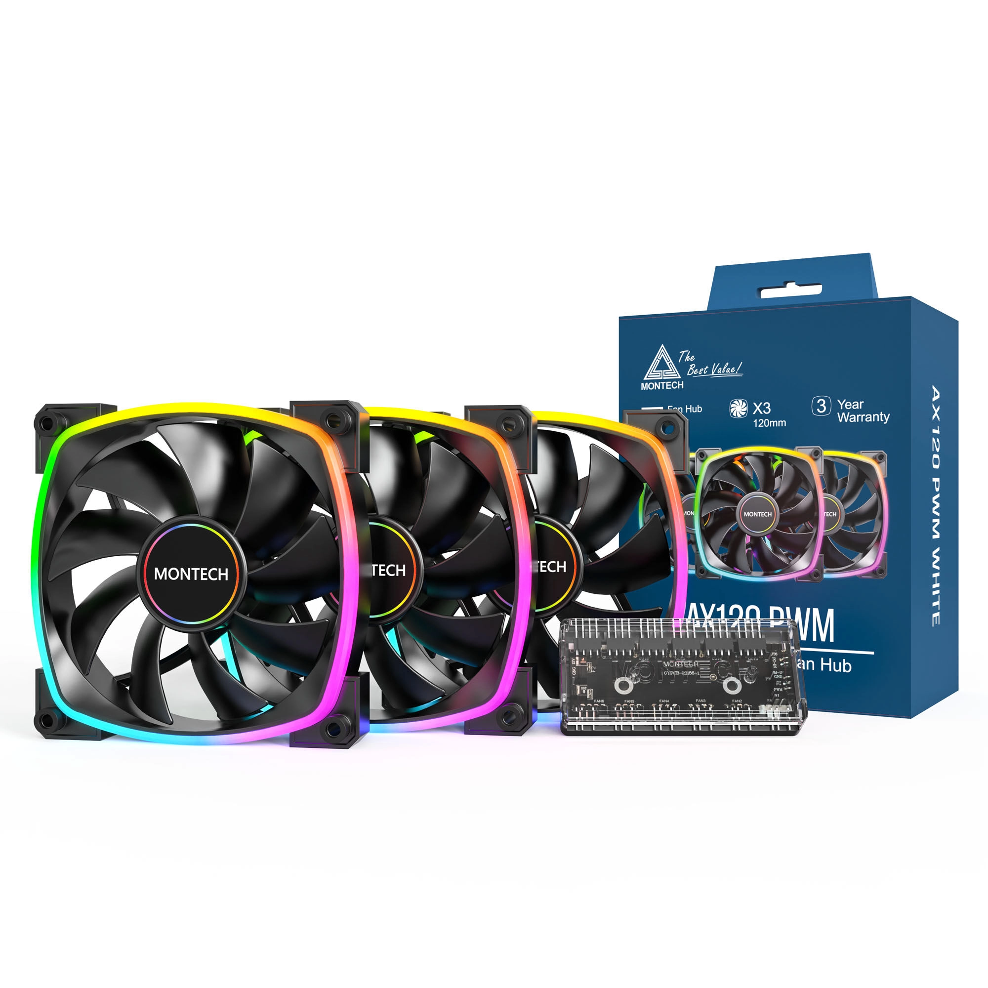 Montech Montech AX120 PWM ARGB fan