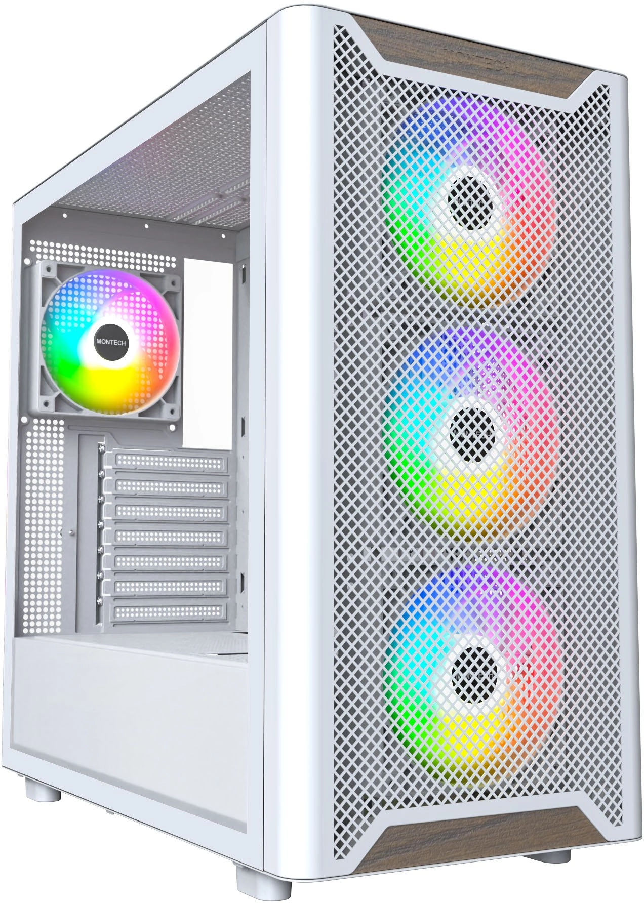 Montech XR Wood PC-Gehäuse Midi-Tower ATX