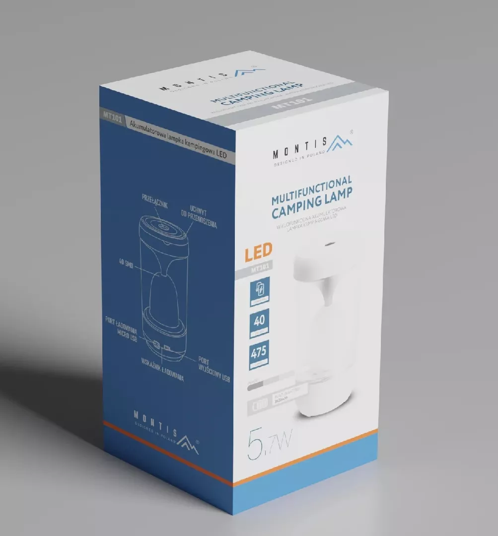 Montis Multi-functional battery LED camping lamp